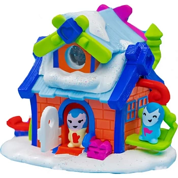 foto колекційна фігурка jazwares nanables small house зимовий диво-світ. лижний будиночок" тайник" (nnb0031)