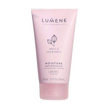 фото очищувальний крем для вмивання обличчя lumene hellа moisture replenishing cleansing cream, 150 мл