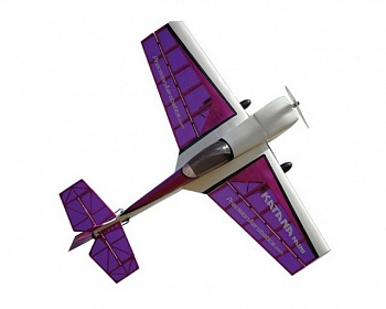 foto самолет precision aerobatics katana mini 1020мм 3d kit фиолетовый