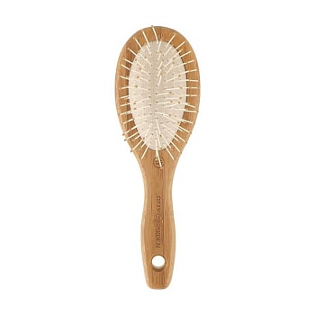 фото масажна щітка для волосся olivia garden bamboo touch detangle nylon, xs, 1 шт