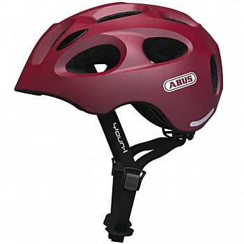 foto велосипедный детский шлем abus youn-i s 48-54 cherry red matt 841392
