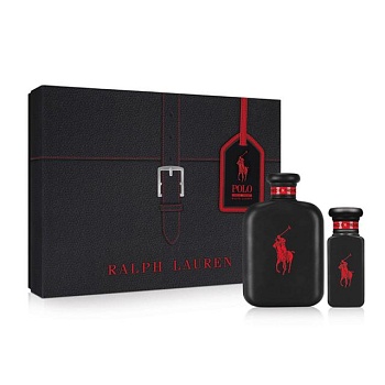 foto парфумований набір чоловічий ralph lauren polo red extreme (парфумована вода, 75 мл + парфумована вода, 30 мл)