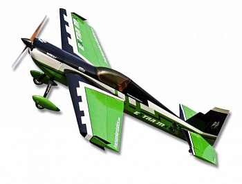 foto самолёт радиоуправляемый precision aerobatics extra mx 1472мм kit (зеленый)