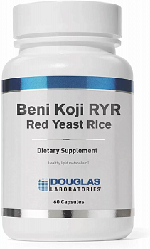 фото douglas laboratories beni koji red yeast rice ферментированный красный дрожжевой рис 60 капсул