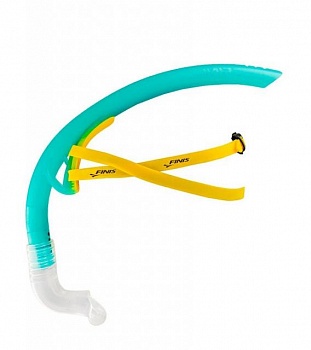 foto центральная трубка для плавания finis stability snorkel (blue/yellow) 105021328