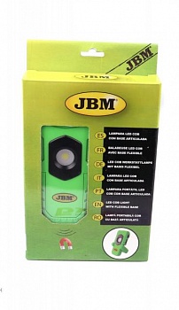 foto ліхтарик портативний світлодіодний з гнучкоюм підставою jbm (led cob 2w / 200 + 90lm.) (52883)