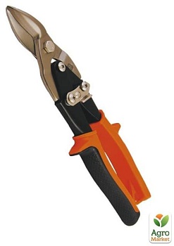 фото ножиці по металу 250 мм ліві (правий різ), crmo тм master tool 01-0425