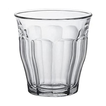 фото набір склянок duralex picardie низьких, 6*250 мл (1027ab06)