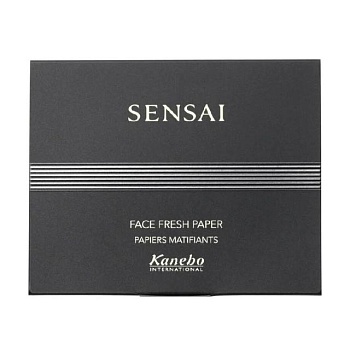 фото освіжаючі серветки для обличчя kanebo sensai face fresh paper, 100 шт