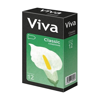 фото презервативи латексні viva класичні, 12 шт