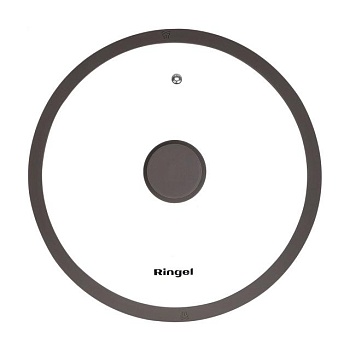 foto кришка ringel universal silicone скляна, кругла, 28 см (rg-9302-28)