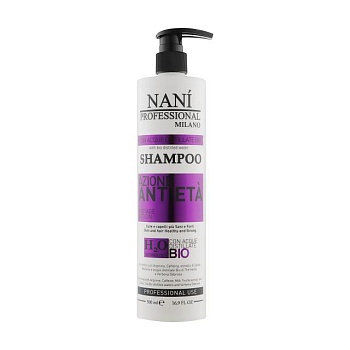 foto шампунь для волосся nani professional milano antiage action відновлення, 500 мл