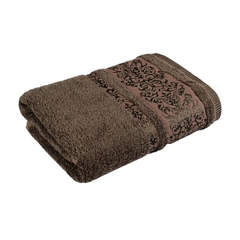 фото махровий рушник для ванної home line bamboo коричневий, 50*90 см (127248)