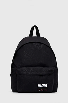 фото рюкзак eastpak x marvel колір чорний великий з аплікацією
