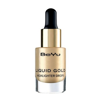 foto уцінка! хайлайтер для обличчя beyu liquid gold highlighter drops 4, 13 мл (термін придатності добігає кінця)