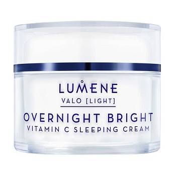 фото нічний крем для обличчя lumene valo overnight bright для сяйва шкіри, 50 мл