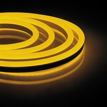 фото світлодіодна неонова стрічка feron ls720 120smd / м 220v ip65 жовтий