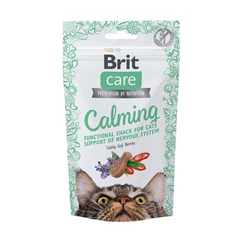 фото ласощі для кішок brit care calming з куркою, 50 г