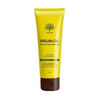 foto сироватка для волосся char char argan oil protein hair ampoule з аргановою олією, 150 мл