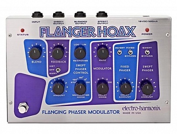 foto педаль эффектов electro-harmonix flanger hoax