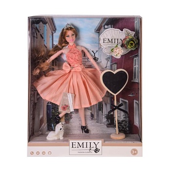 фото лялька emily з аксесуарами, у коробці, від 3 років (qj099c)