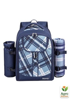 фото рюкзак для пікніка з набором посуду та ковдрою eono cool bag (twpb-3065b69r)
