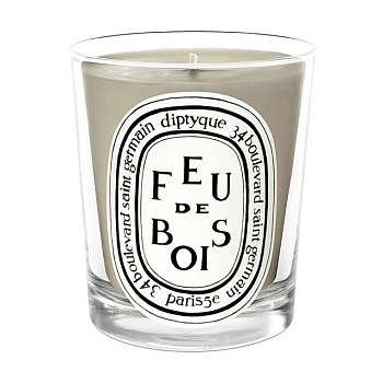 фото парфумована свічка diptyque feu de bois scented candle унісекс, 190 г