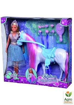 фото лялька штеффі "принцеса з конем", з аксесуарами, 3+ simba toys