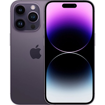 фото смартфон apple iphone 14 pro 128gb deep purple (mq0g3rx/a)