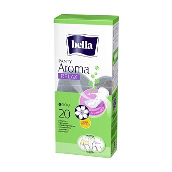 фото щоденні прокладки bella panty aroma relax, 20 шт