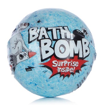фото бомбочка для ванн laq сюрприз, синя, 110 г