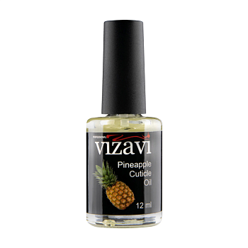 фото олія для кутикули vizavi professional pineapple cuticle oil ананас, 12 мл