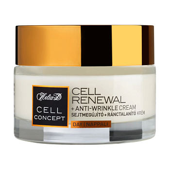 фото денний крем для обличчя helia-d cell concept cell renewal + anti-wrinkle day cream 55+, spf 15, проти зморщок, 50 мл