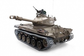 foto танк на радиоуправлении 1:16 heng long bulldog m41a3 с пневмопушкой и и/к боем (upgrade)