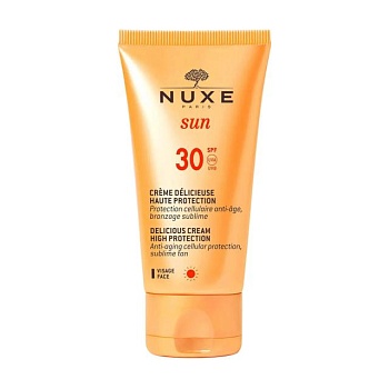 фото сонцезахисний крем для обличчя nuxe sun delicious cream hight protection spf 30, 50 мл