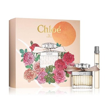 фото парфумований набір жіночий chloe eau de parfum (парфумована вода, 50 мл + парфумована вода, 10 мл)
