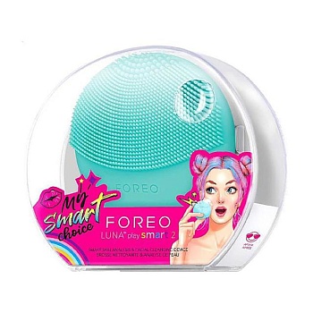 фото розумна щіточка для персоналізованого очищення обличчя foreo luna play smart 2 mint for you