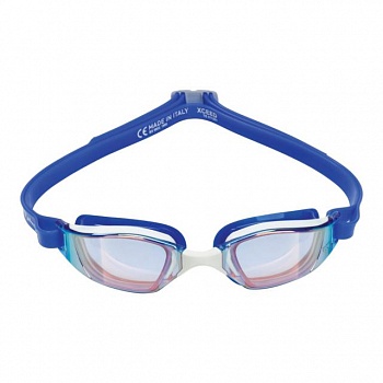foto окуляри для плавання phelps xceed біло-синій лінзи дзеркально-помаранчевий (ep1310940lmo)