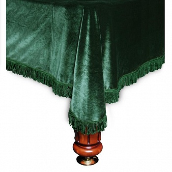 foto накидка для бильярдного стола delux велюр 12 f зеленая