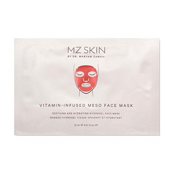 фото гідрогелева маска для обличчя mz skin vitamin-infused meso face mask, 12 мл