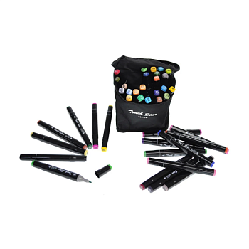 фото набір скетч-маркерів touch migo в сумці, 40 кольорів (2828-40s)