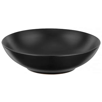 foto тарілка супова ardesto molize 20 см black (ar2920mb)