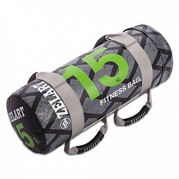 foto мешок для кроссфита и фитнеса fi-0899 zelart 15кг черно-зеленый (56363100)