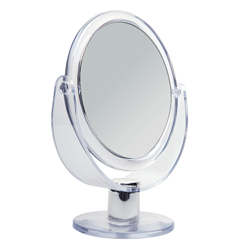 фото дзеркало titania в рамі косметичне, d12,5см,1595l