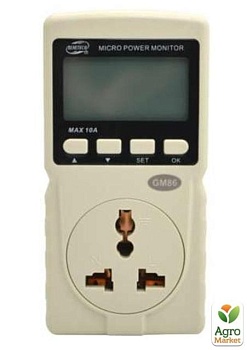 фото вимірювач споживання електроенергії (ватметр) 10a benetech gm86