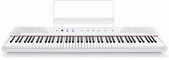 foto синтезатор цифровое пианино alesis recital white