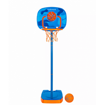 foto детское баскетбольное кольцо/корзина стойка tarmak (от 0,9 м до 1,2 м) от 3 до 5 лет синяя