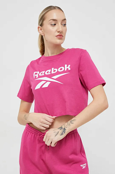 фото футболка reebok жіночий колір рожевий