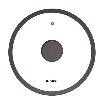 foto кришка ringel universal silicone скляна, кругла, 24 см (rg-9302-24)