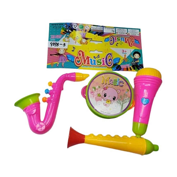 фото іграшковий набір музичних інструментів країна іграшок music, від 3 років, 25*21*6 см (9398-3)